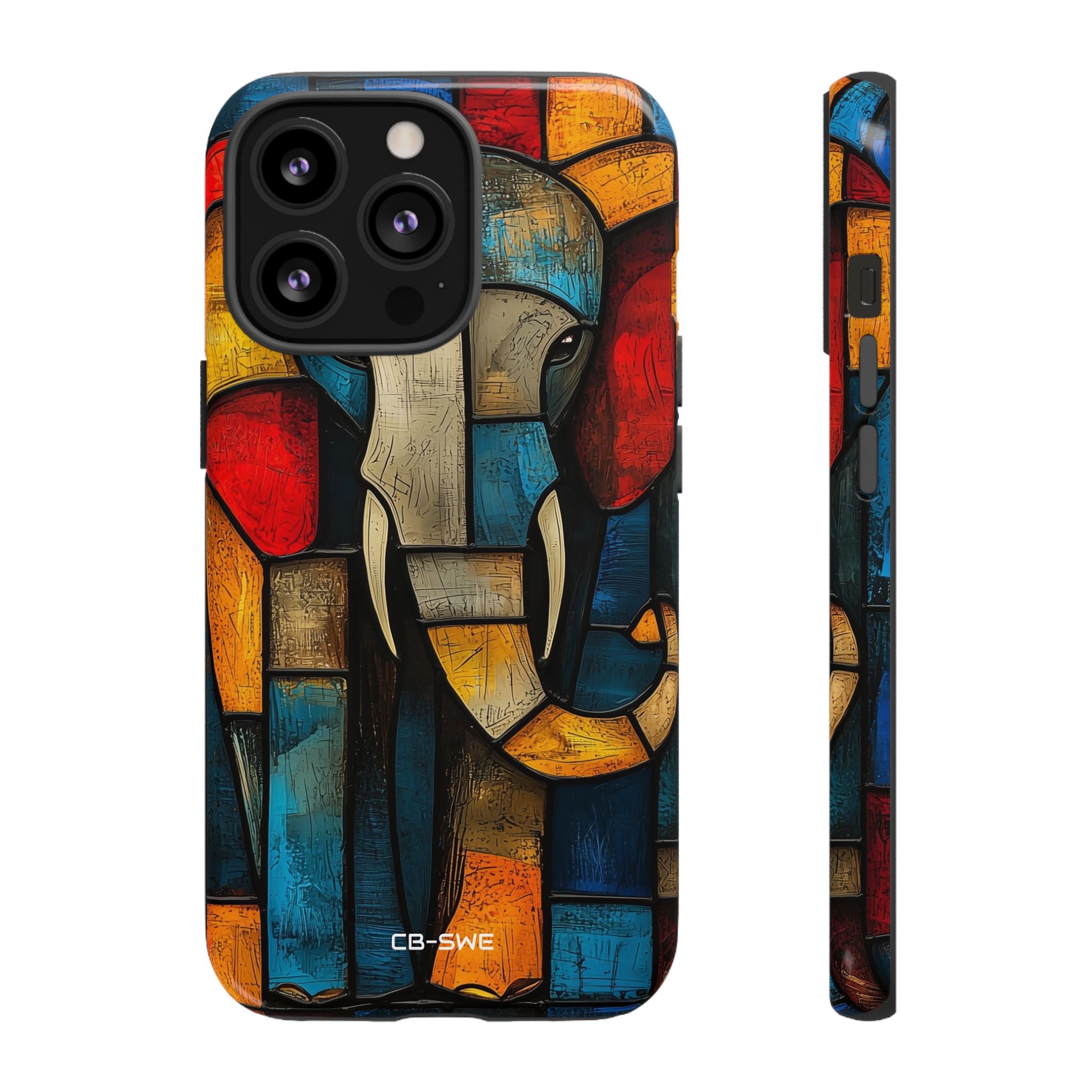Elephant Shapes Dance - iPhone Case