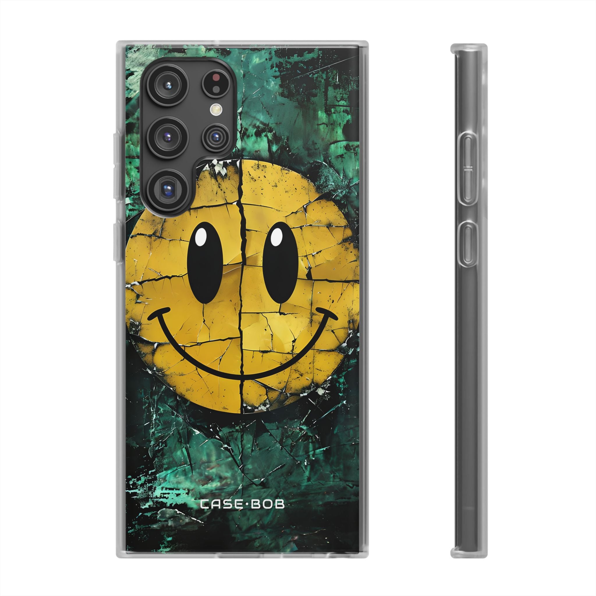 Cracked Smiley Samsung S22 Ultra - Soft Case