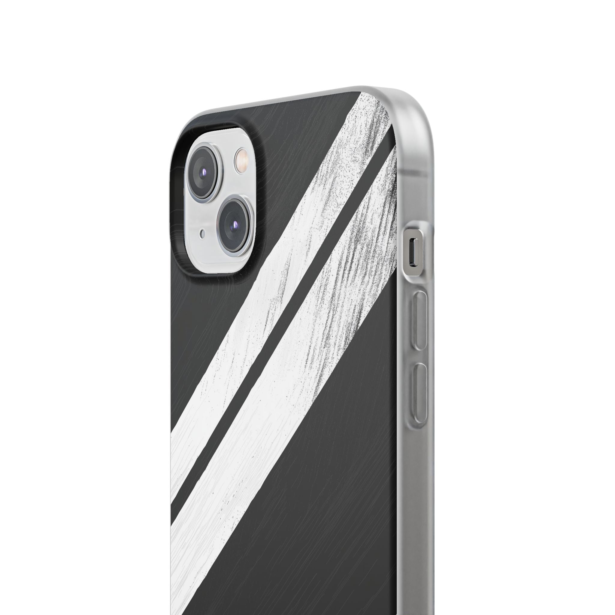 Distressed Stripe Motion iPhone 14 Plus Case - Soft