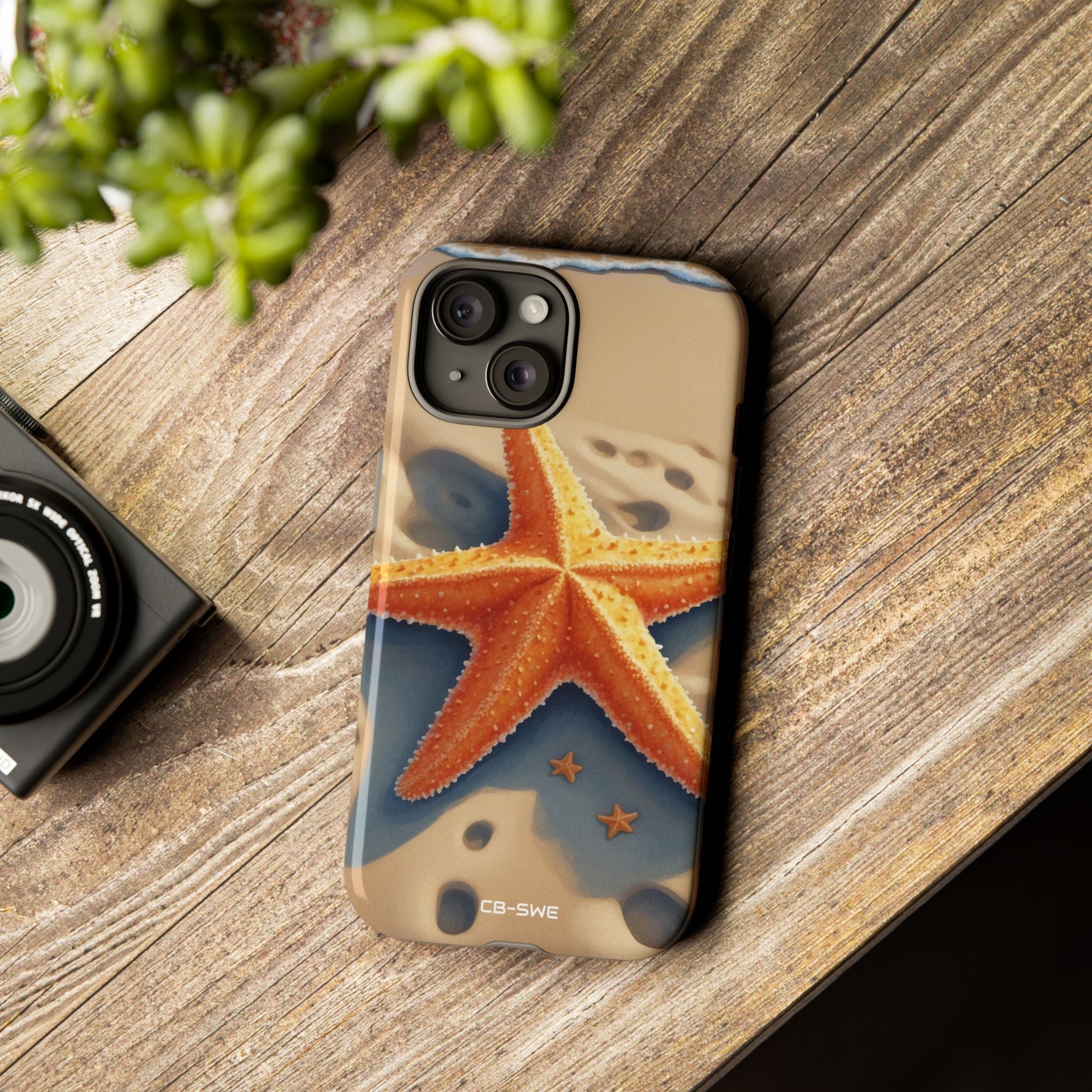 Starfish Rests On Sand - iPhone Case