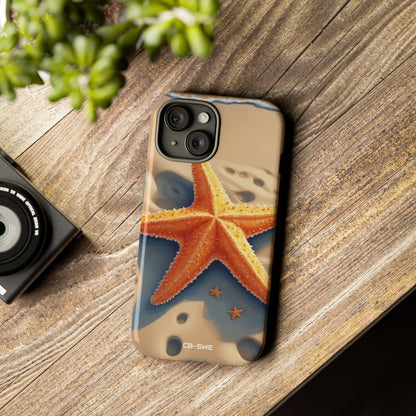 Starfish Rests On Sand - iPhone Case