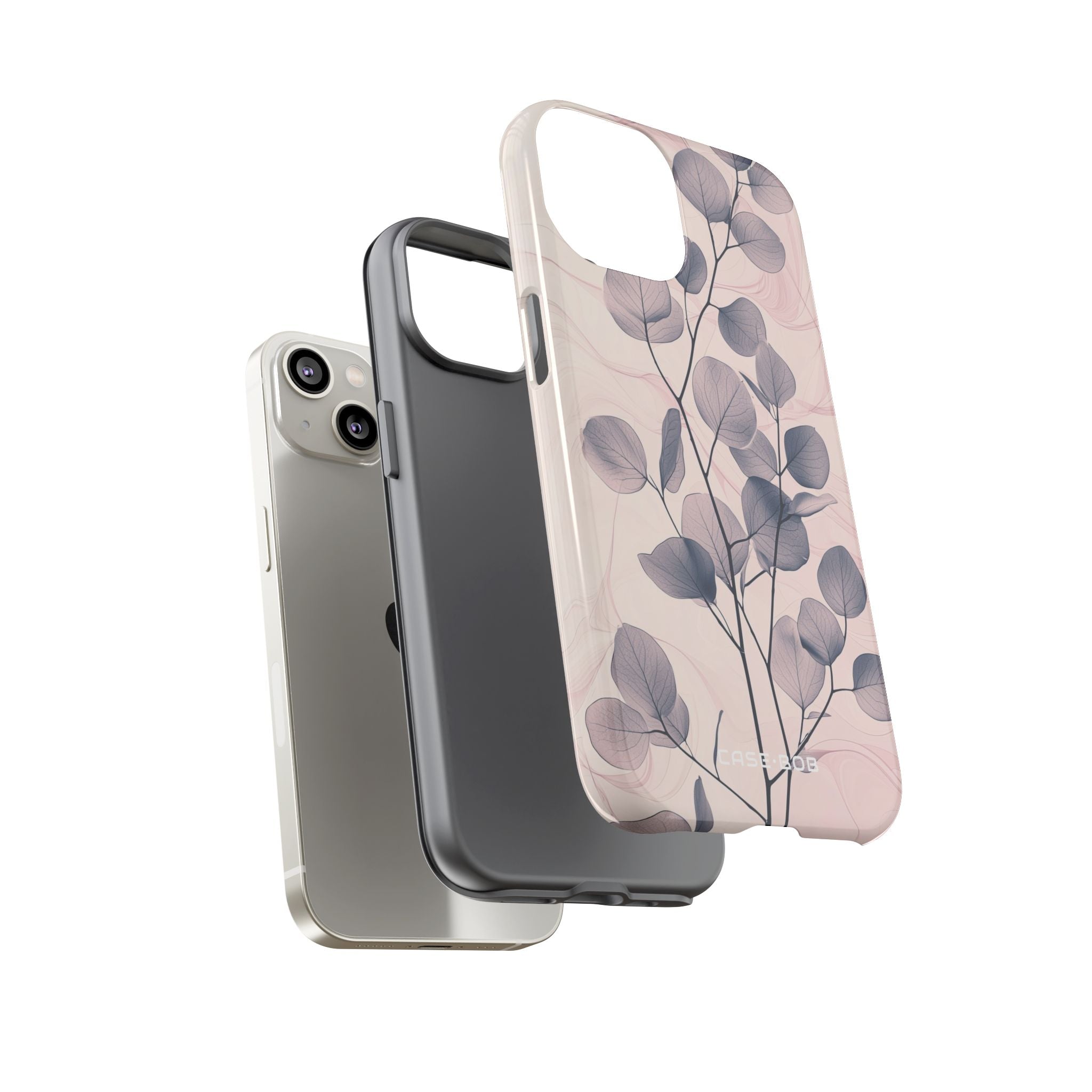 Veined Leaf Whisper iPhone 14 Case - Tough