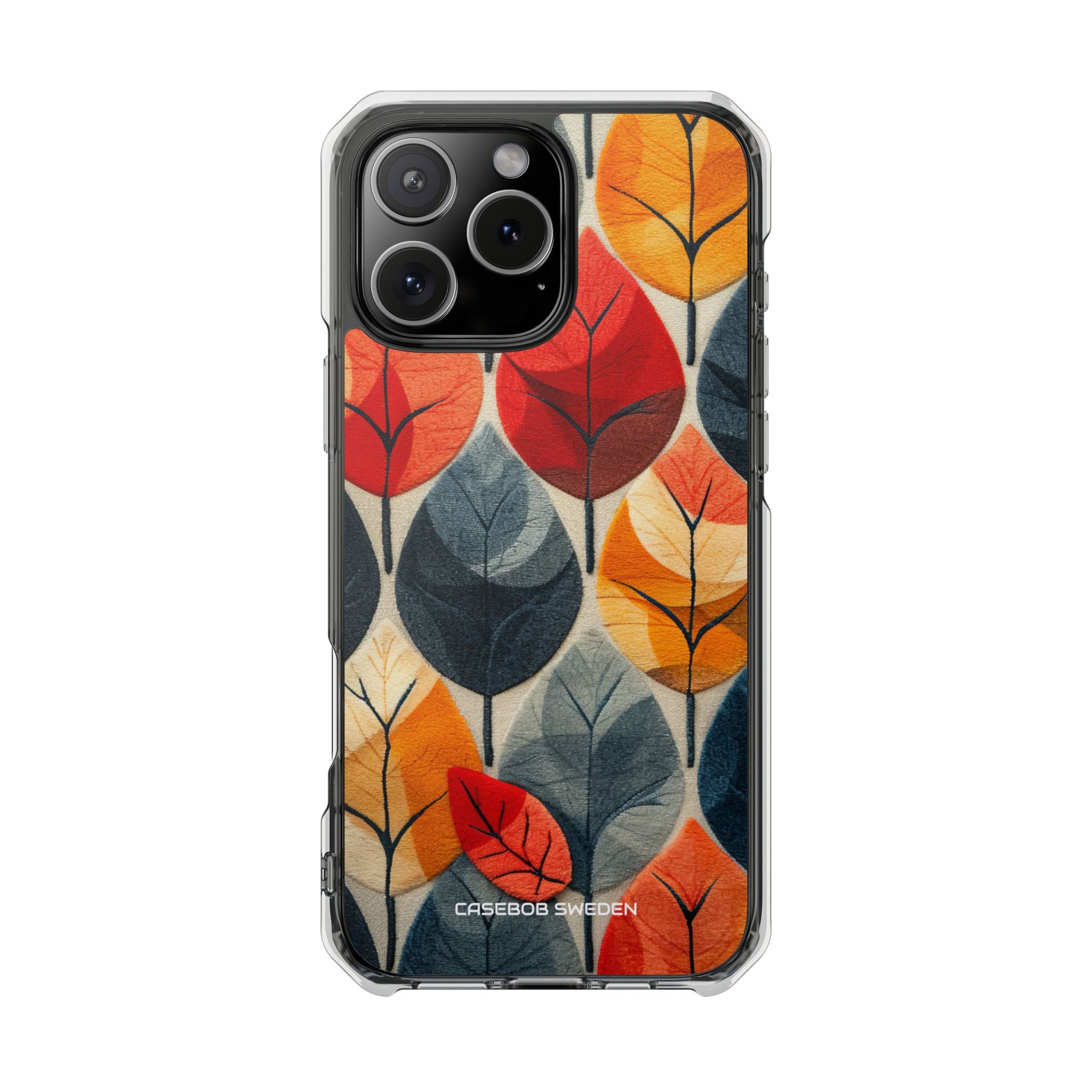 Autumn Leaf Design - Clear Impact iPhone 16 Phone Case