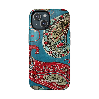 Vintage Paisley Elegance iPhone 15 | Tough+ Phone Case