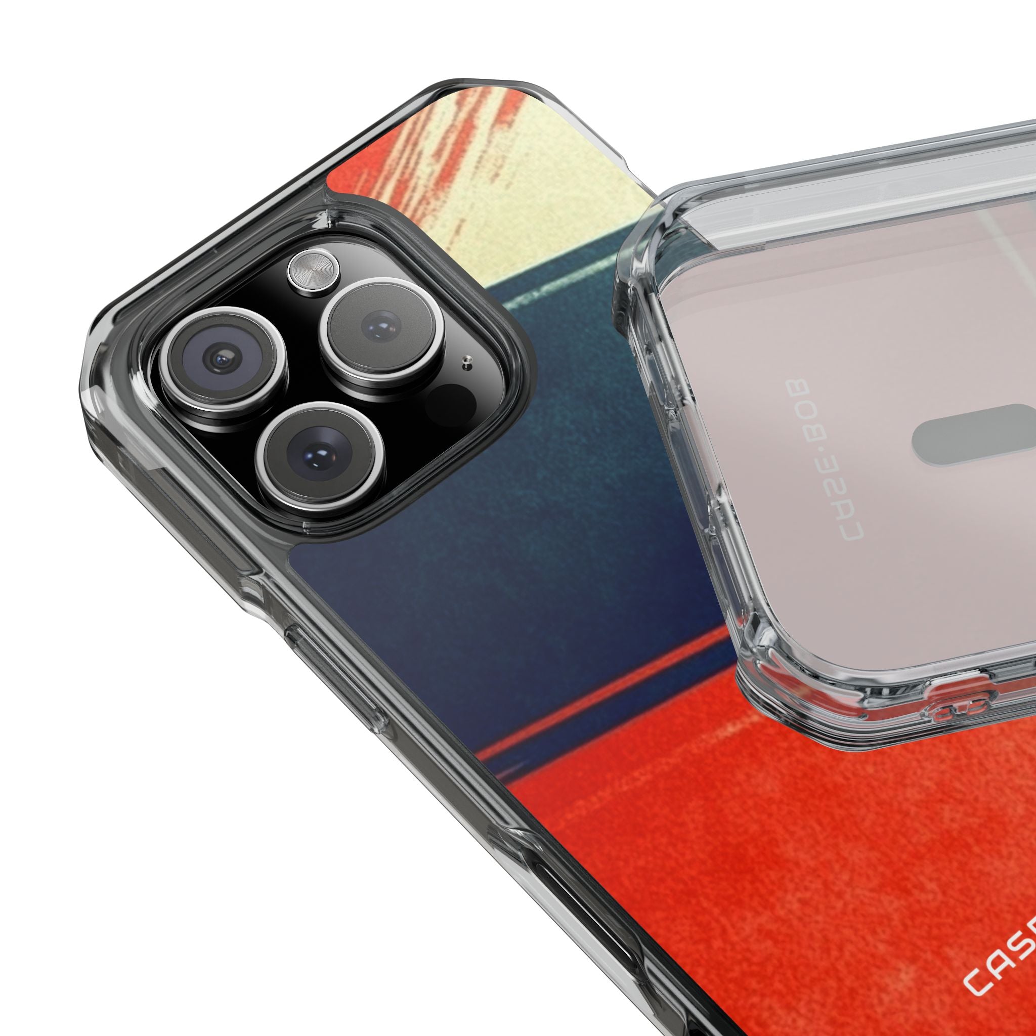 Blue Diagonal Motion iPhone 16 Pro Case - Impact