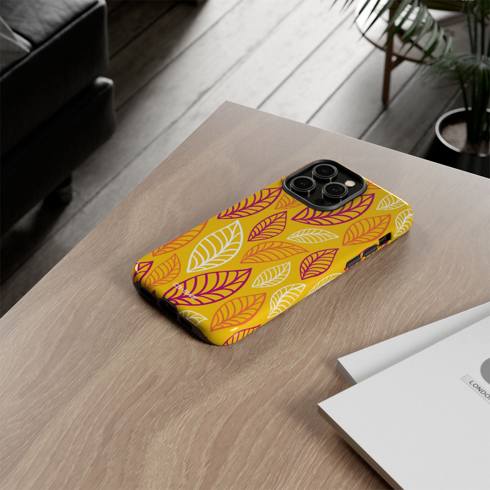 Vibrant Leaf Symphony - iPhone Case