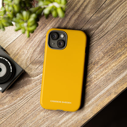 Amber Yellow - Tough iPhone 15 Phone Case