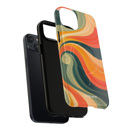 Swirling Ember iPhone 14 Plus Case - Tough+