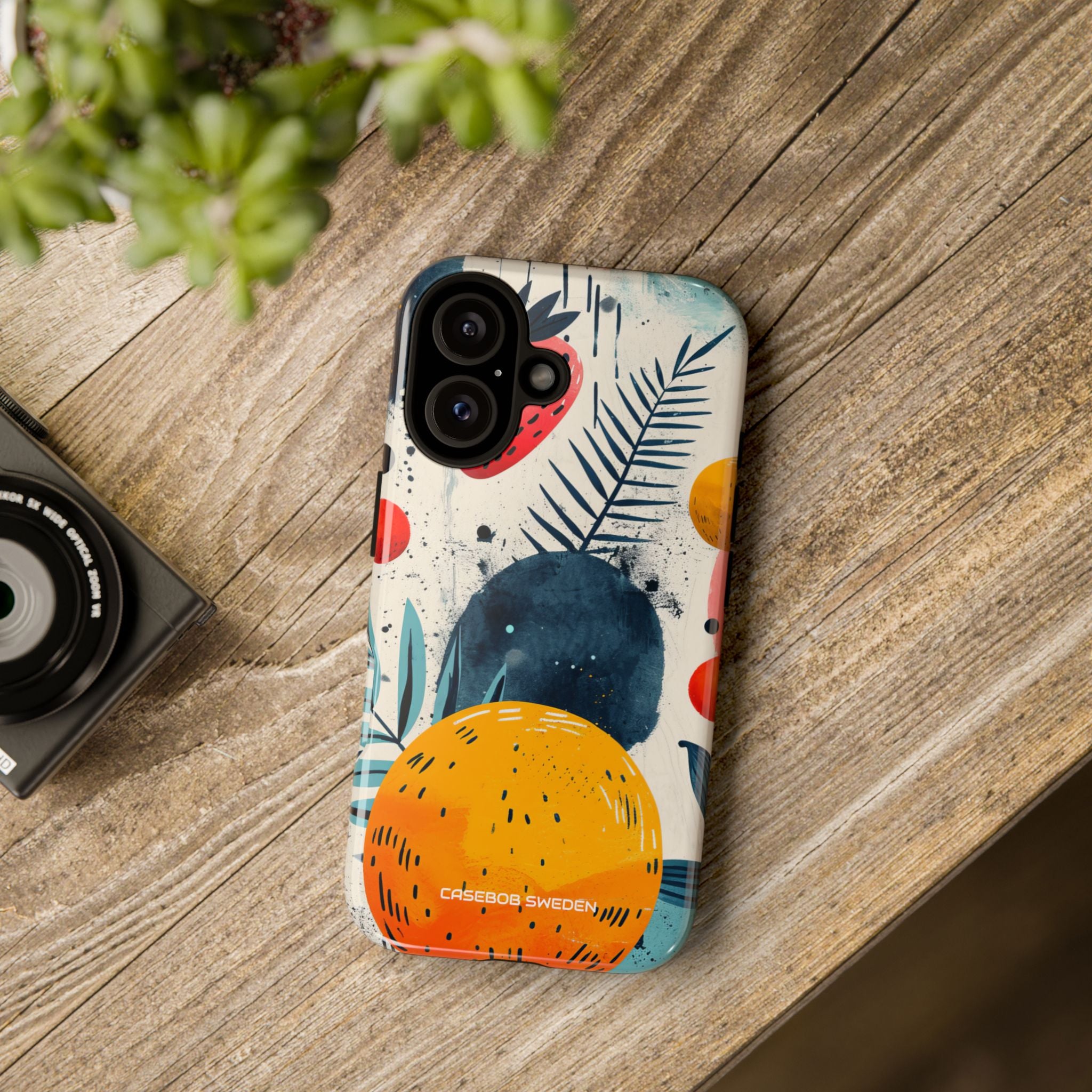 Vibrant Fruit Canvas - Tough iPhone 16 Phone Case