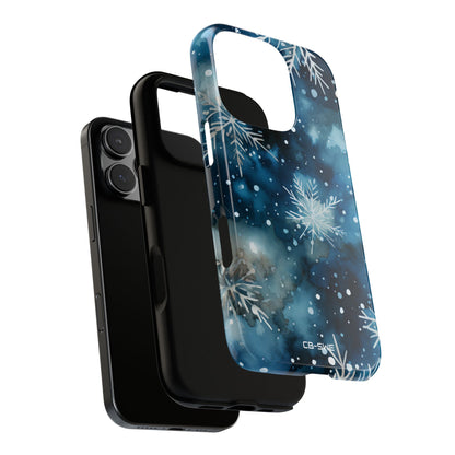 Winter Snowflakes Dance - iPhone Case
