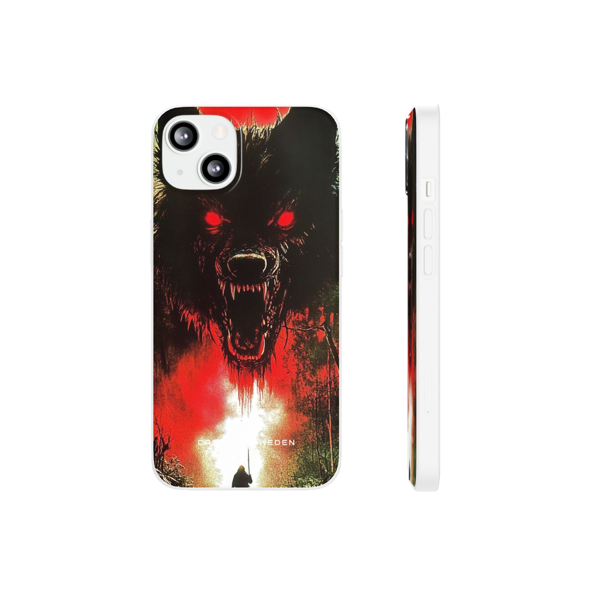 Bloodmoon Wolf's Lament iPhone 13 - Flexi Phone Case