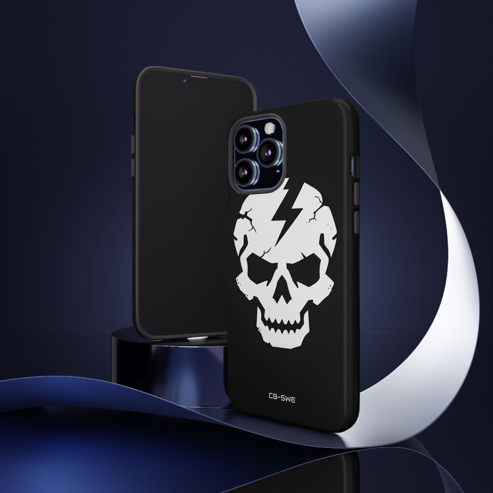 Cracked Skull Drama - iPhone Case