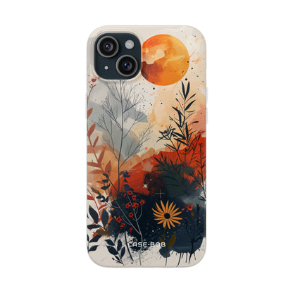 Orange Solstice iPhone 15 Plus Case - Soft