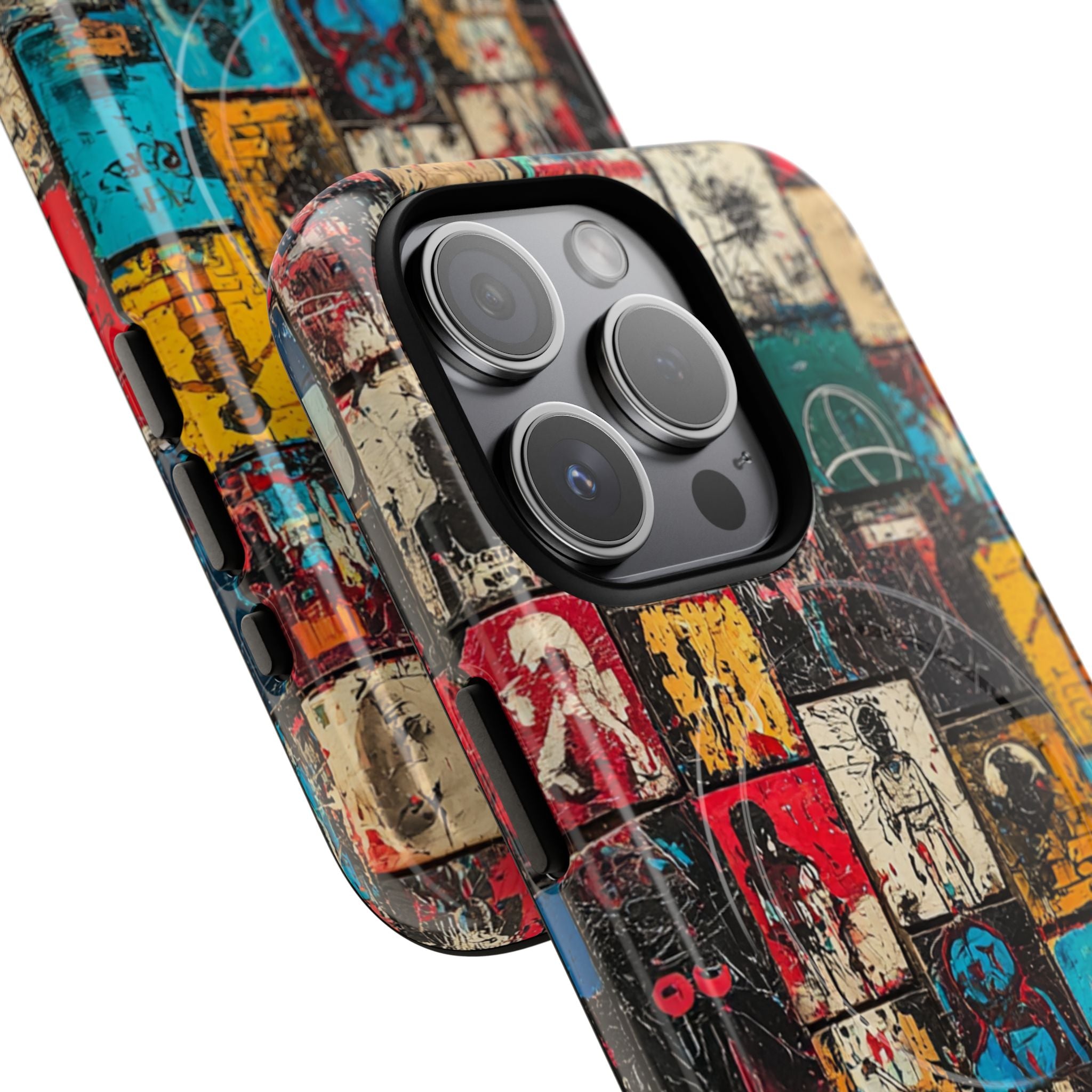 Figured Grid iPhone 15 Pro Case - Tough+