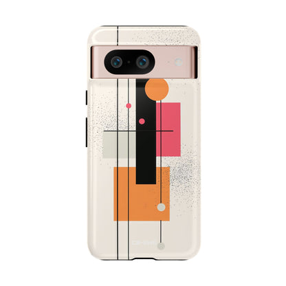 Shapes Dance Playfully - Google Pixel Case