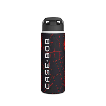 Crimson Spiderweb - Stainless Steel Water Bottle