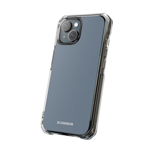 Slate Gray | Phone Case for iPhone (Clear Impact Case - Magnetic)