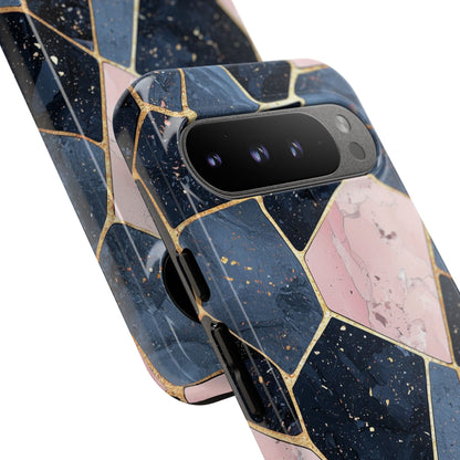 Golden Mosaic Google Pixel 9 Pro XL Case - Tough