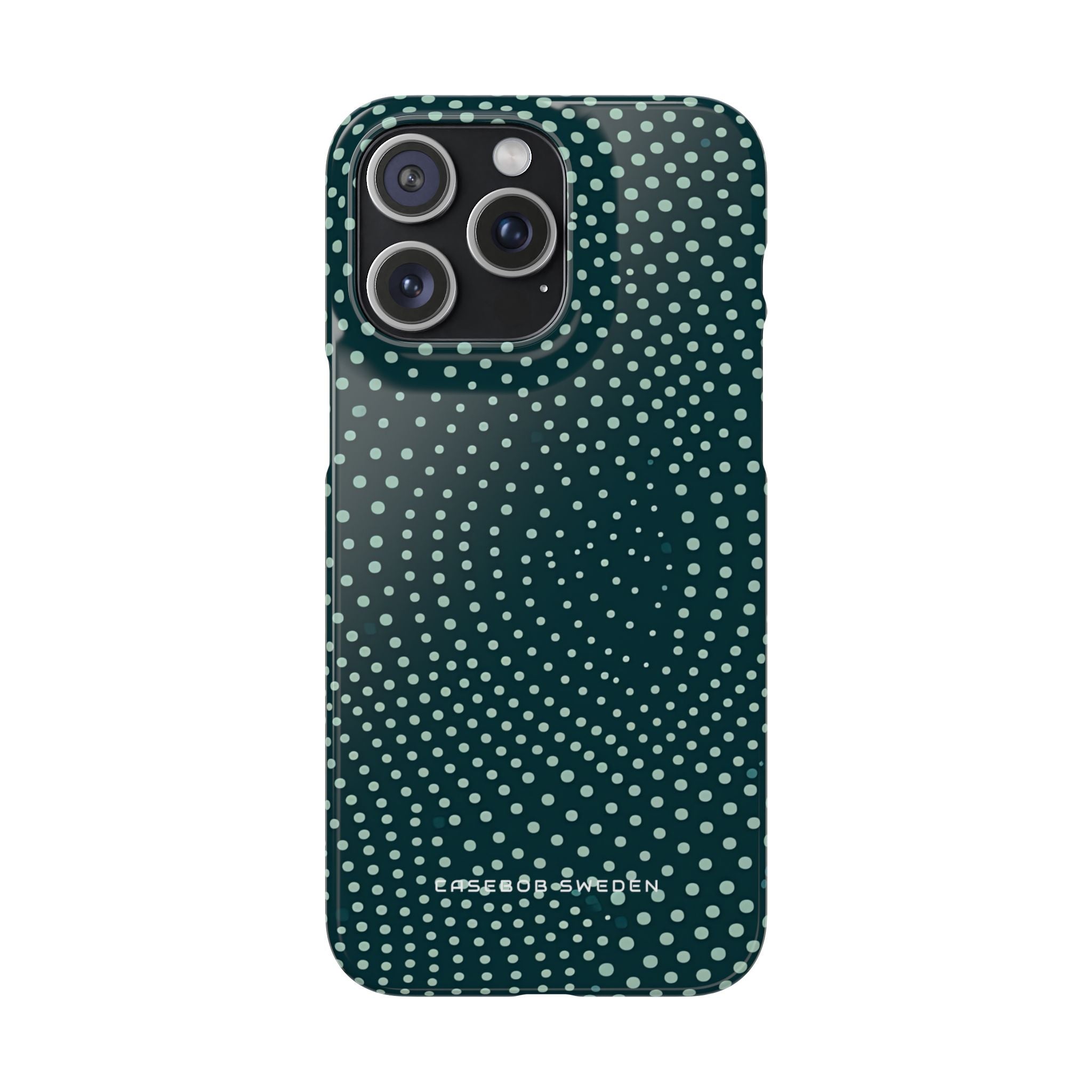 Teal Rippleflow iPhone 15 - Slim Phone Case