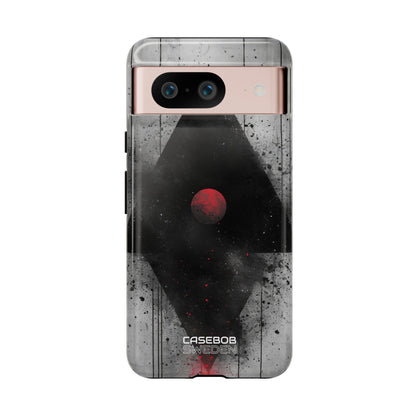 Crimson Core Geometry Google Pixel 8 - Tough