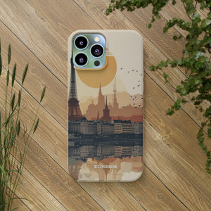 Parisian Sunset Serenity | Biodegradable Phone Case