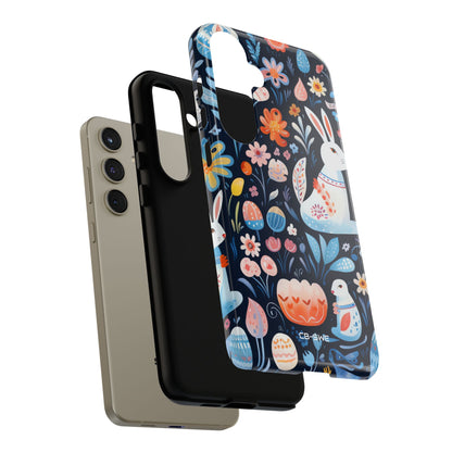 Bunnies Play Among Flowers - Samsung Case