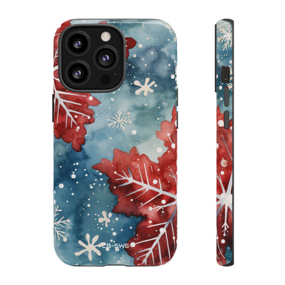 Winter Leaves Dance - iPhone Case