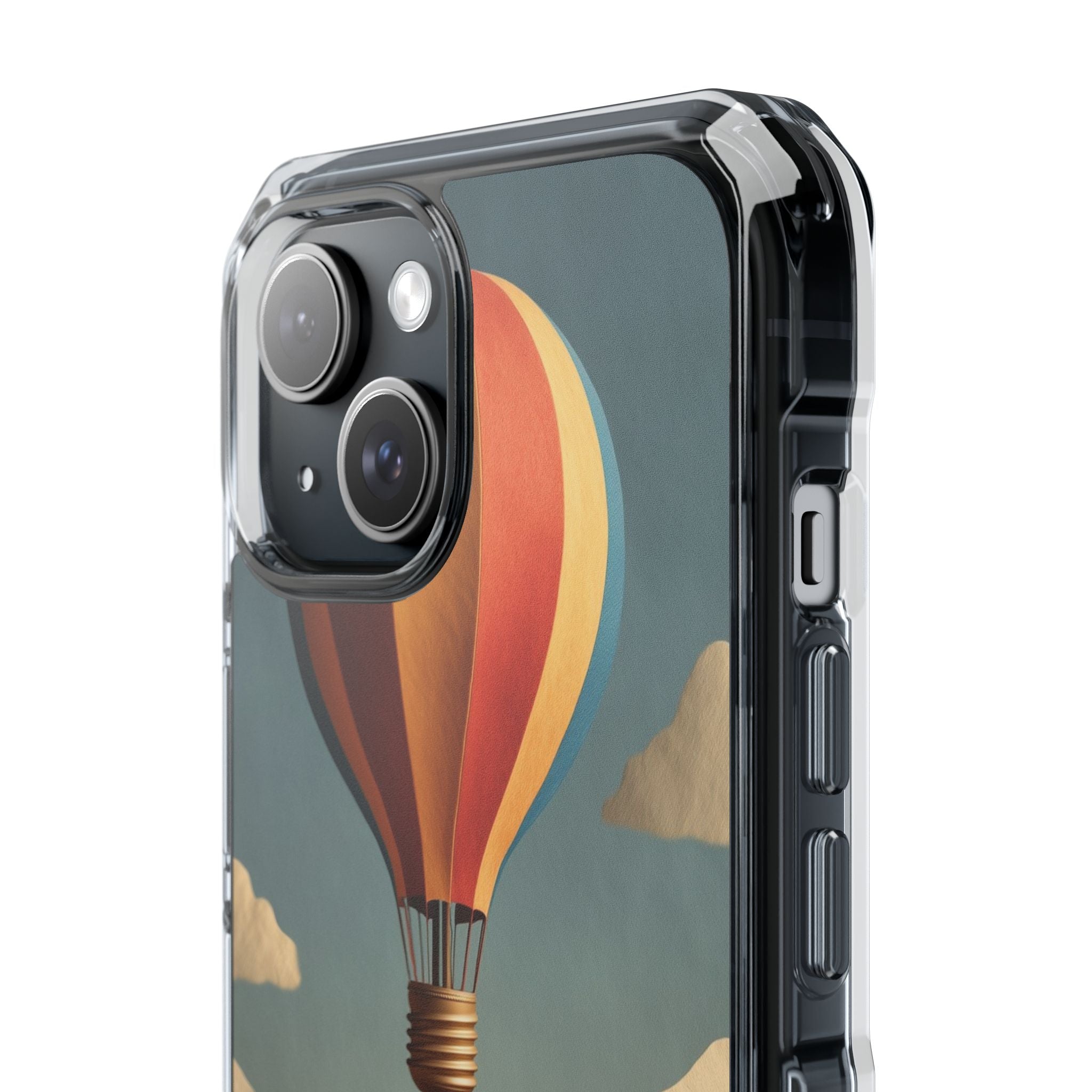 Striped Balloon Glow iPhone 15 Case - Impact