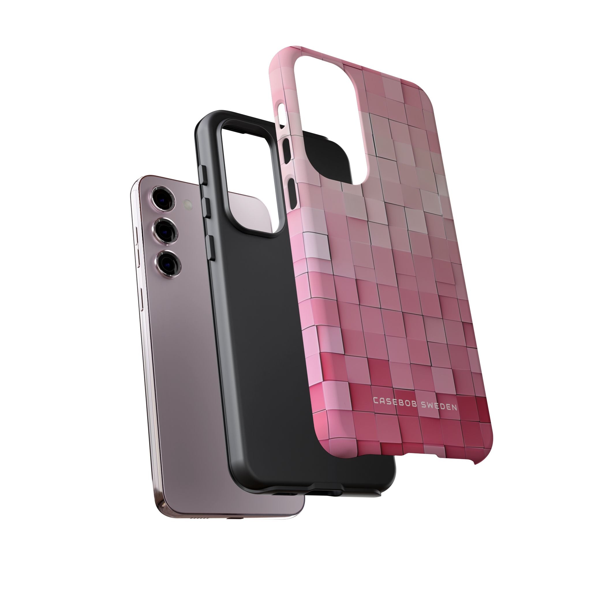 Gradient Pink Mosaic Samsung S23 - Tough Phone Case