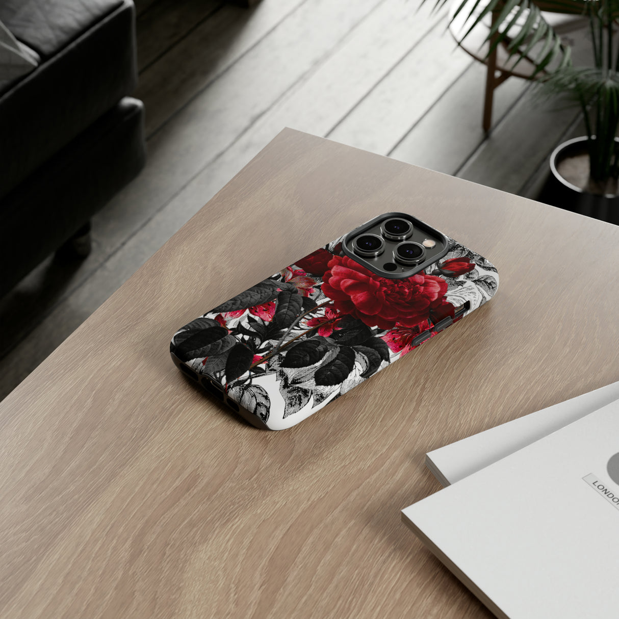 Grunicked Gothic Flower - Protective Phone Case