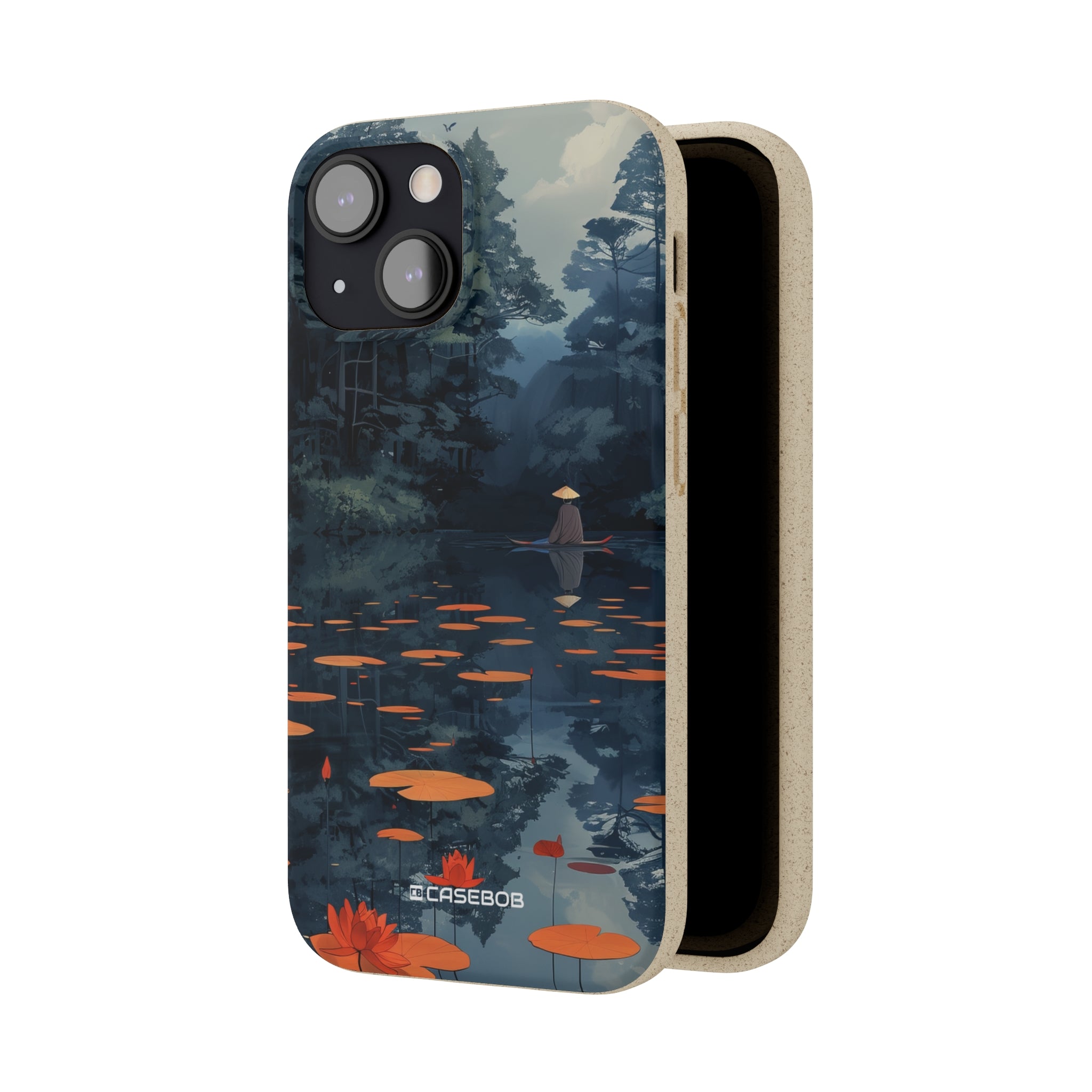 Tranquil Lotus Serenity | Biodegradable Phone Case