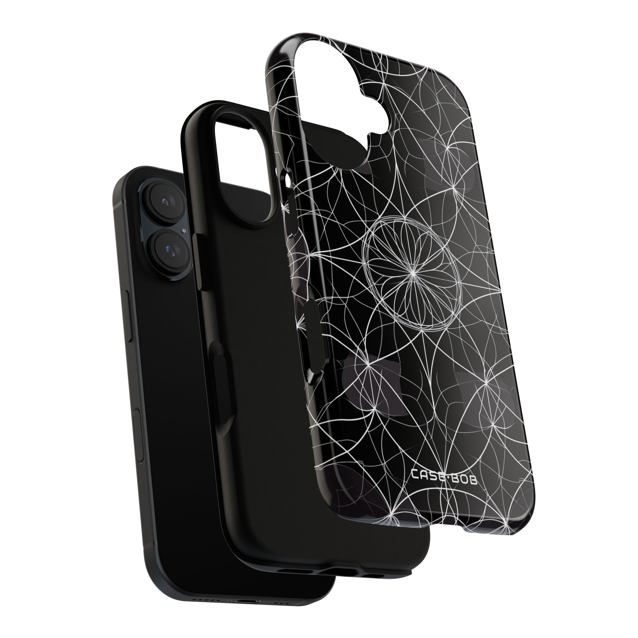 Radiant Petal Orbit iPhone 16 Plus Case - Tough