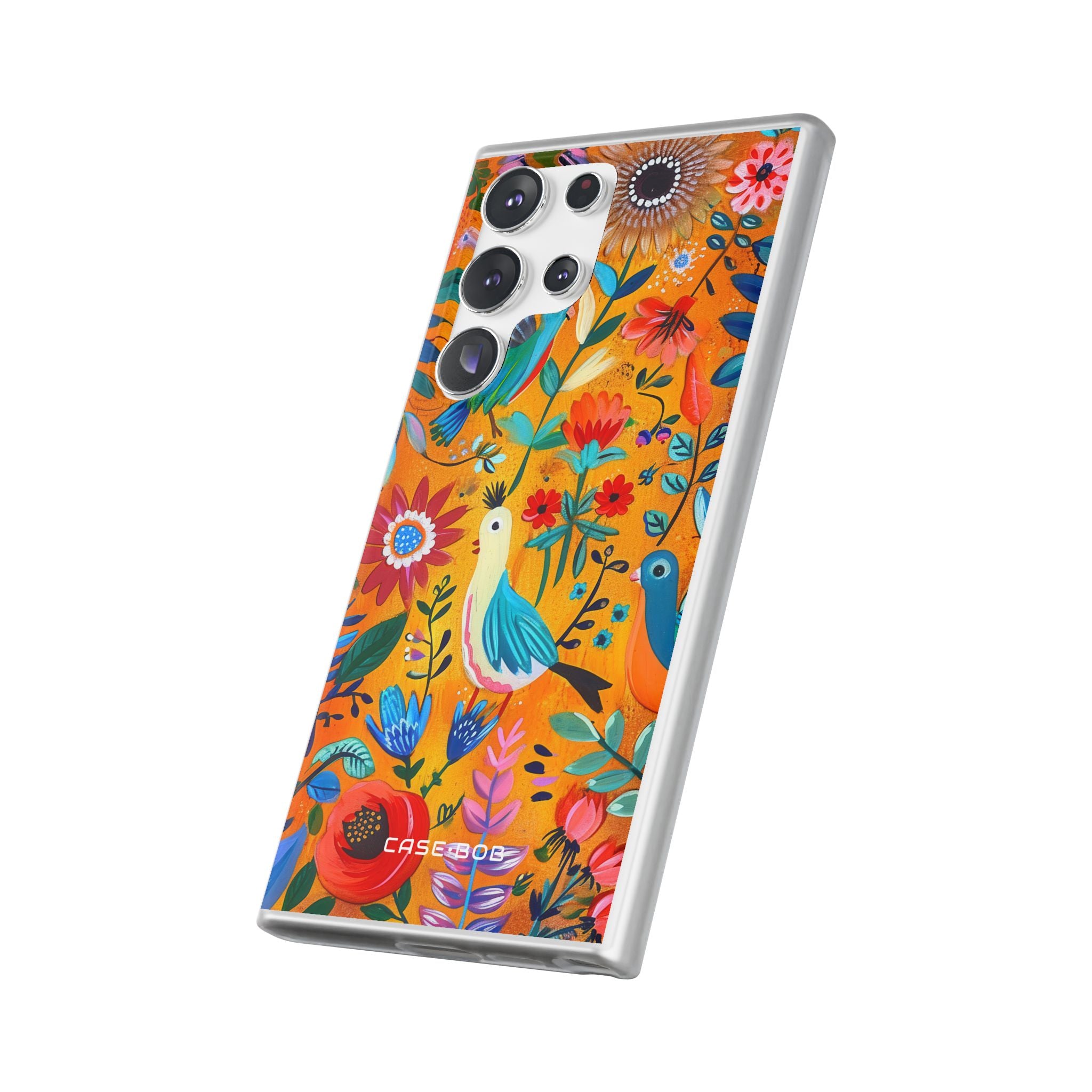 Colorful Birds Bloom Samsung S23 Ultra Case - Soft