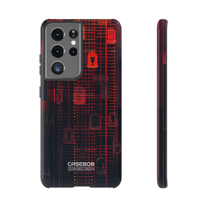 Cyber Locks Grid  Samsung S21 - Tough