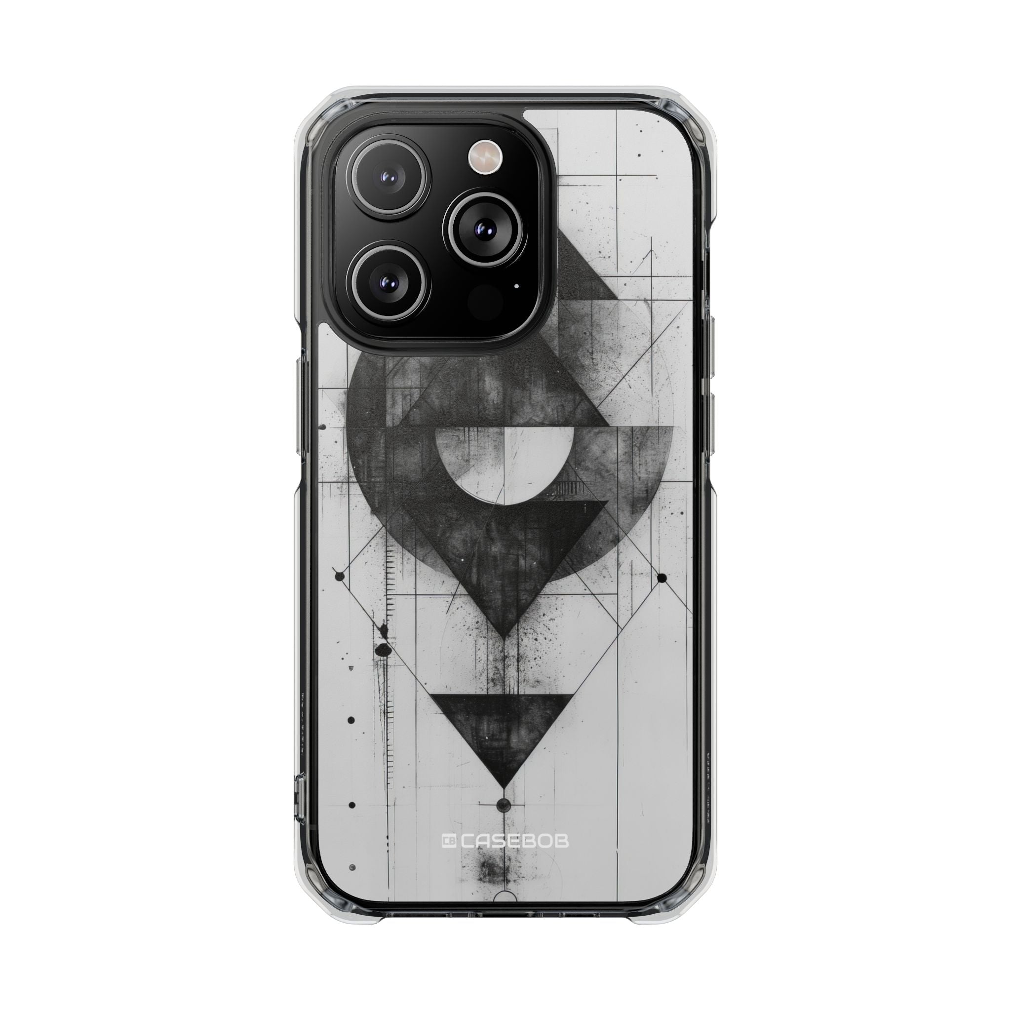 Monochrome Geometry - Phone Case for iPhone