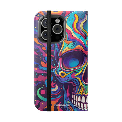Psychedelic Skull - iPhone 16 Pro Case - Wallet