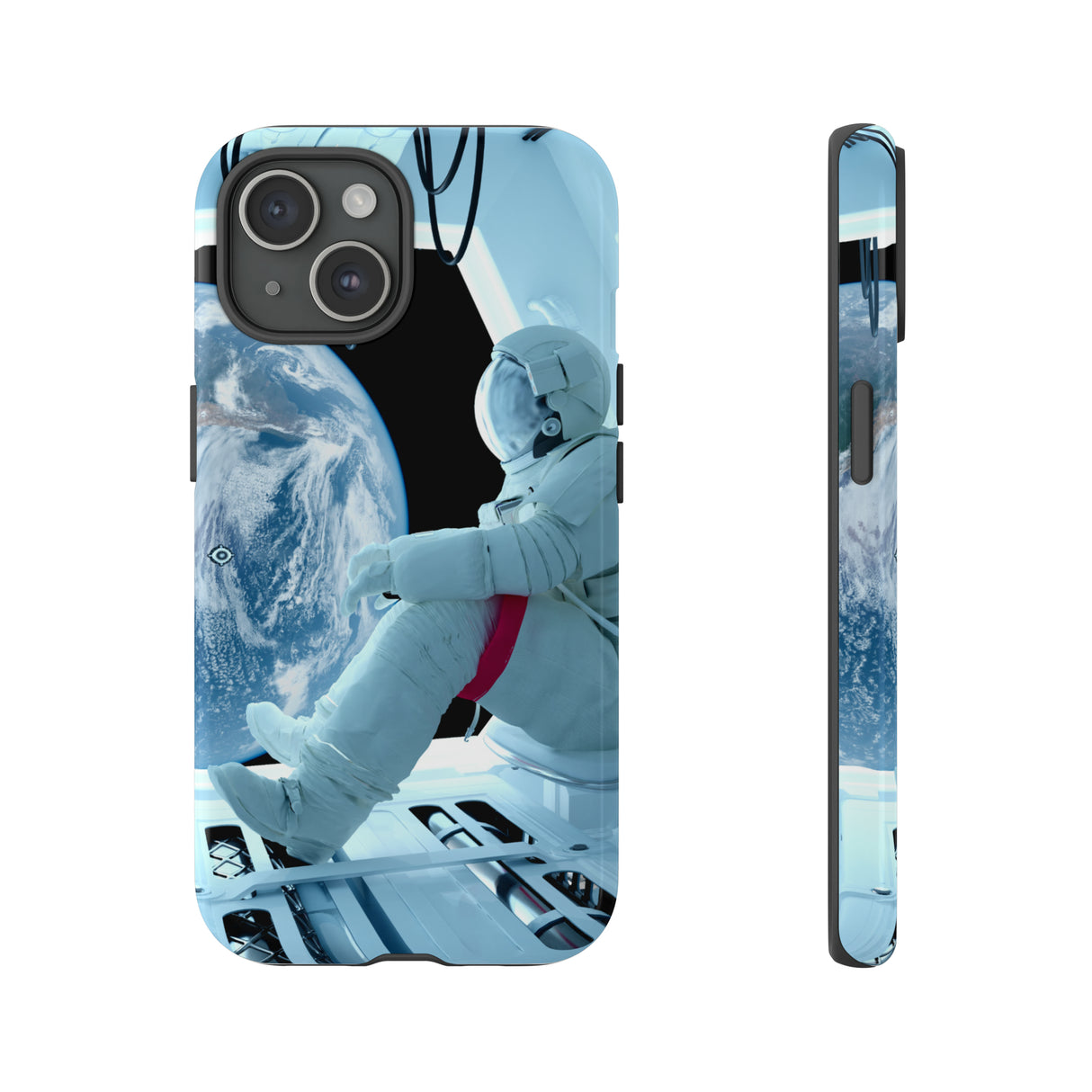 Astronaut inside Shuttle - Protective Phone Case