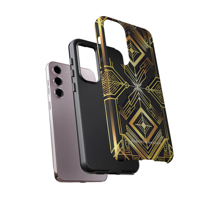 Golden Geometric Opulence Samsung S23 - Tough Phone Case