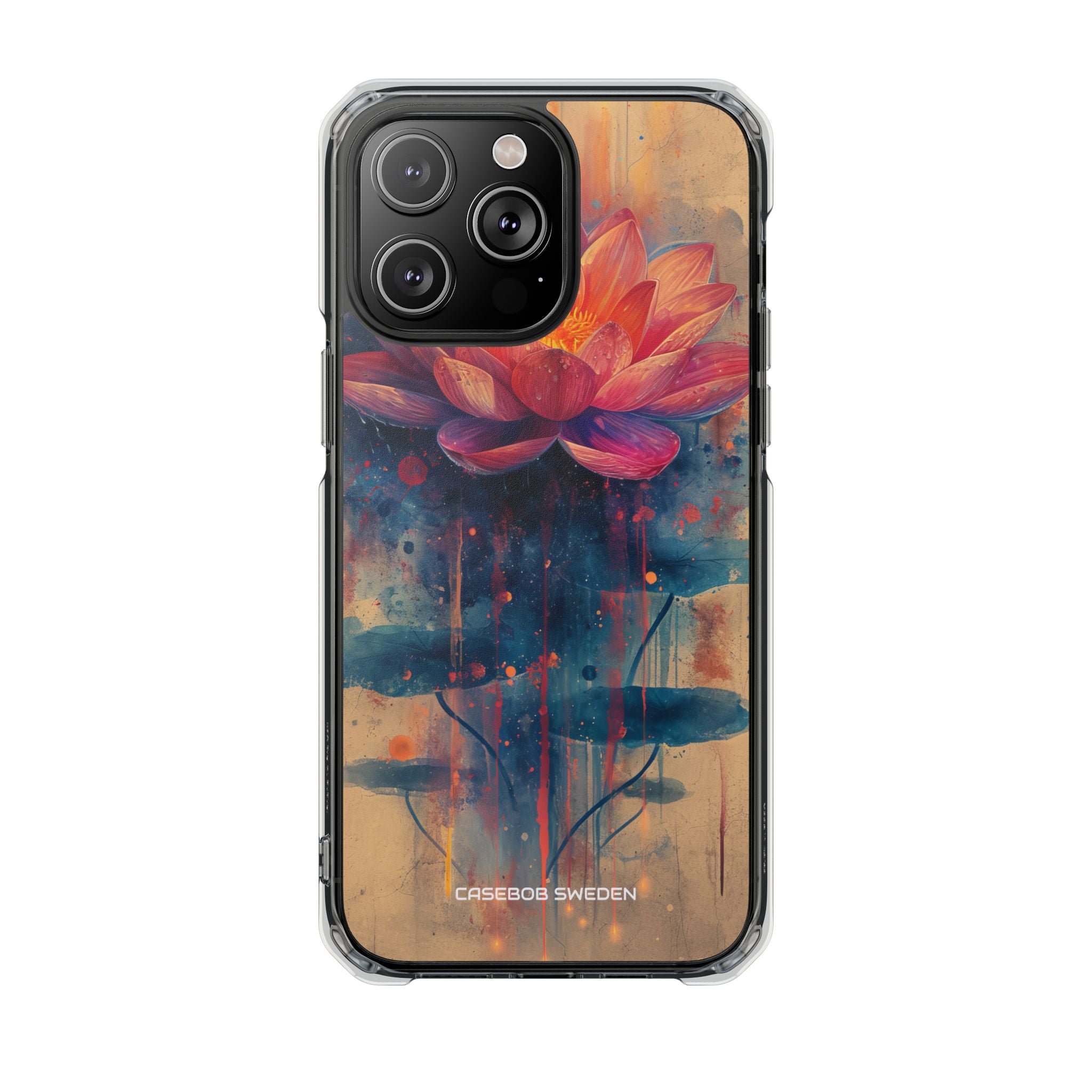 Lotus Blossom Art - Clear Impact iPhone 14 Phone Case