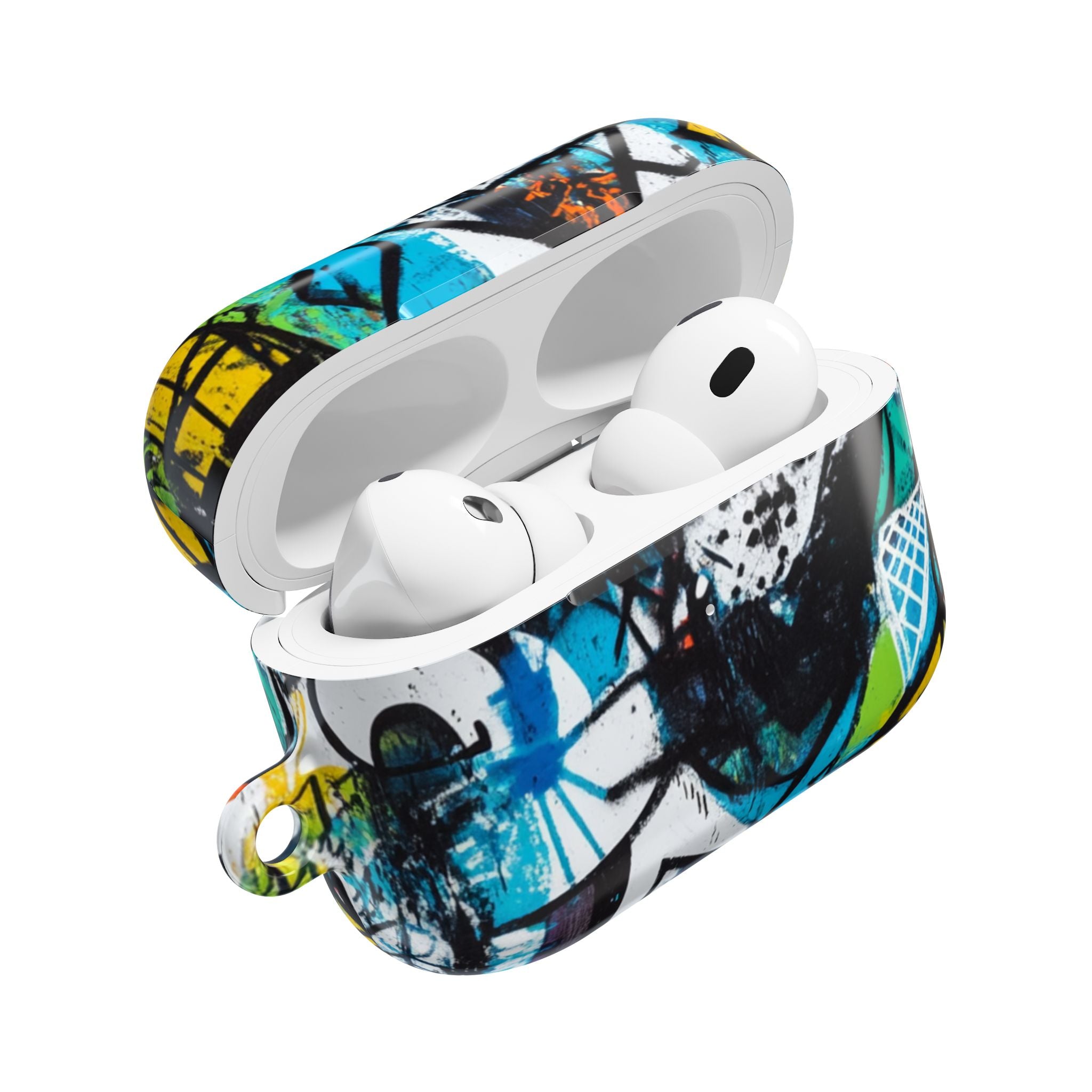 Bold Shapes Blue - AirPods Case