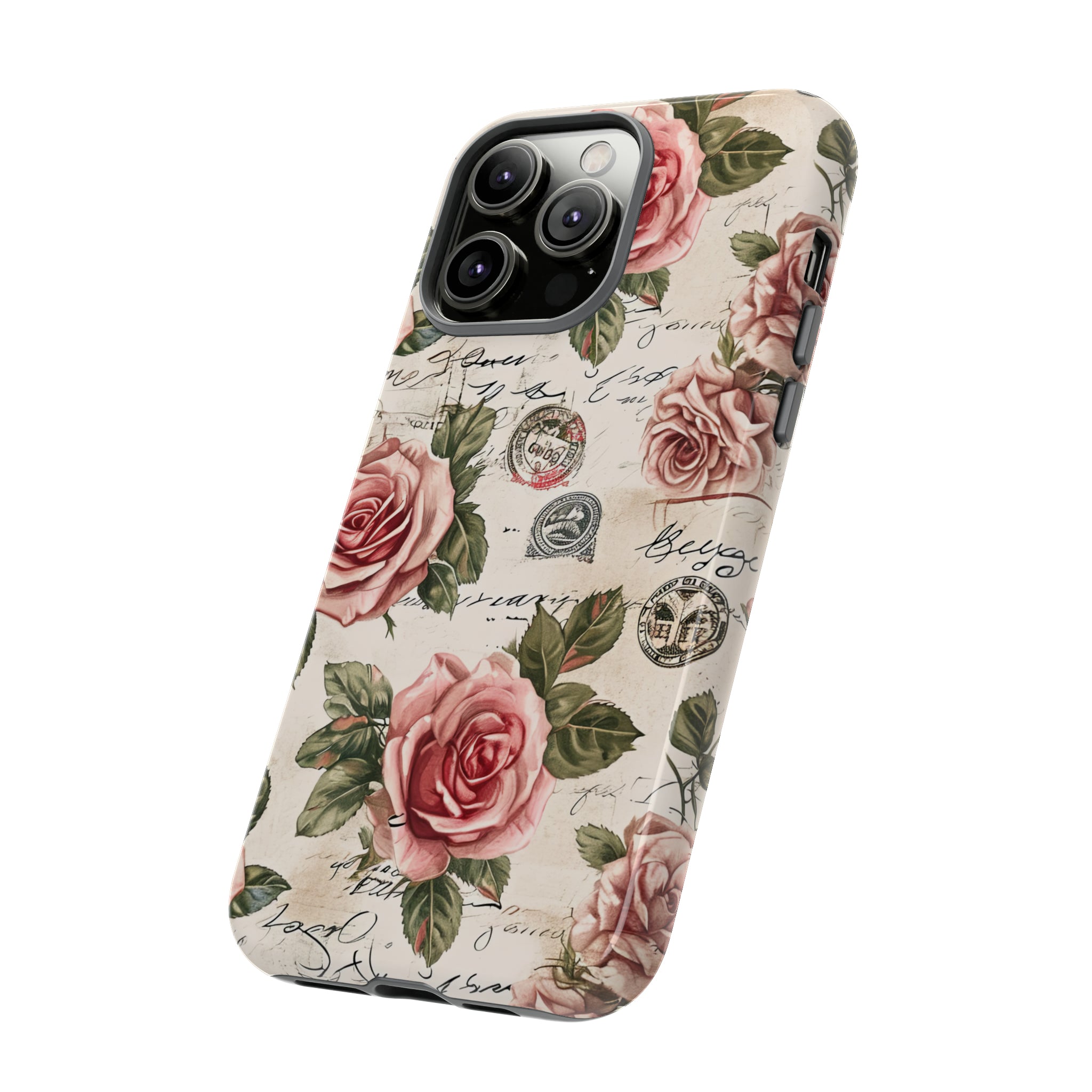 Roses & Love Letters - Protective Phone Case