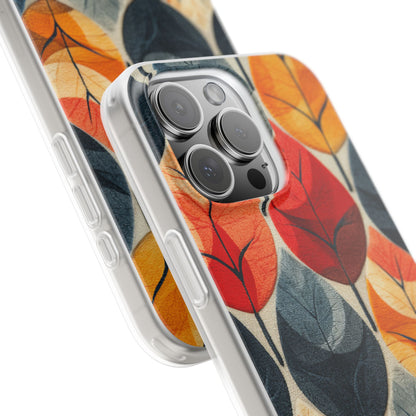 Autumn Leaf Design - Flexi iPhone 16 Phone Case