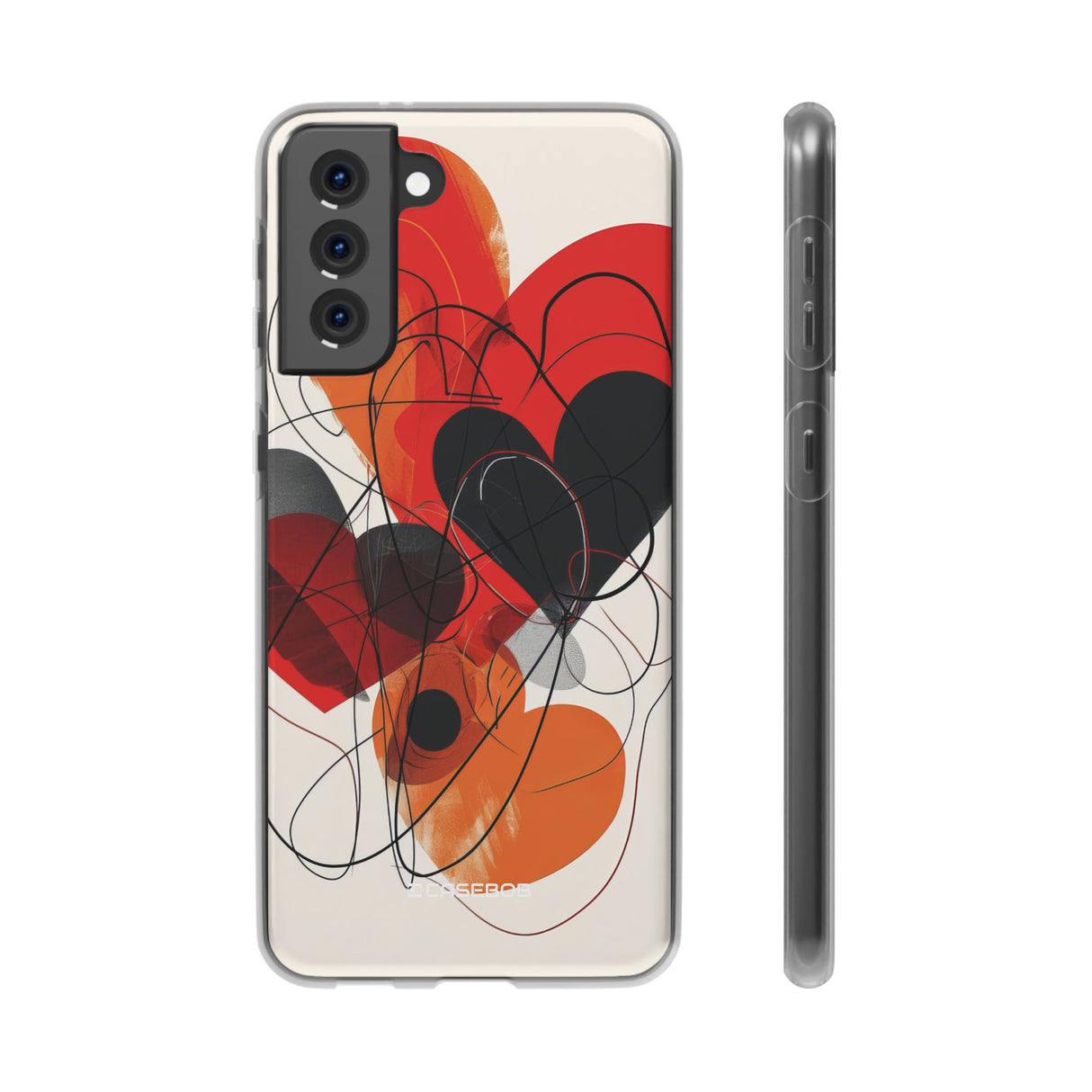 Fiery Hearts | Flexible Phone Case for Samsung Galaxy