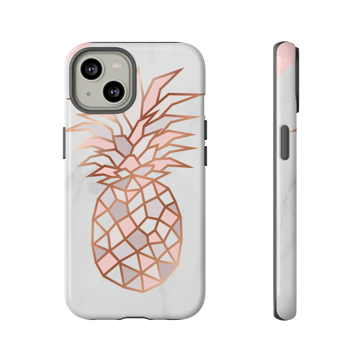 Pineapple Rose Gold - Protective Phone Case