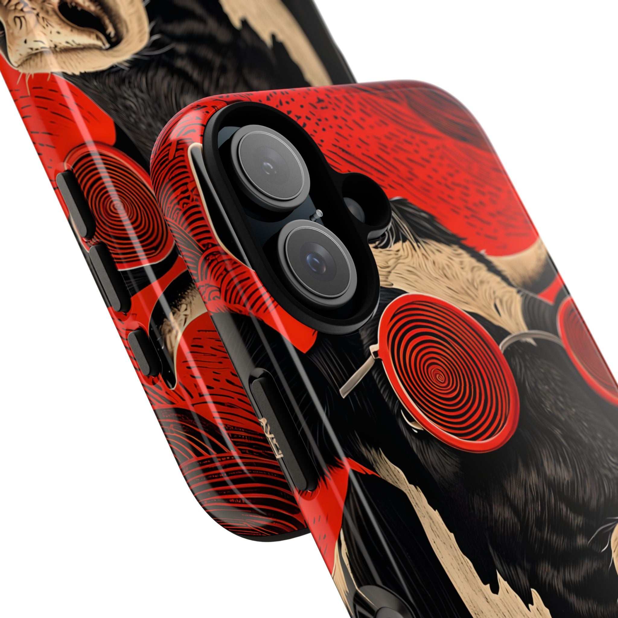 Hypnotic Cow iPhone 16 Plus Case - Tough