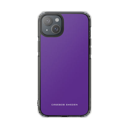 Mystic Purple Aesthetic iPhone 15 - Clear Impact Phone Case