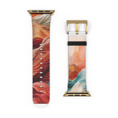 Fabric Peaks Sunset - Watch Band