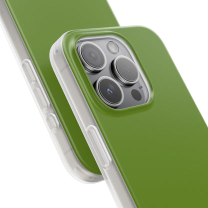 Olive Drab iPhone 15 - Flexi Phone Case