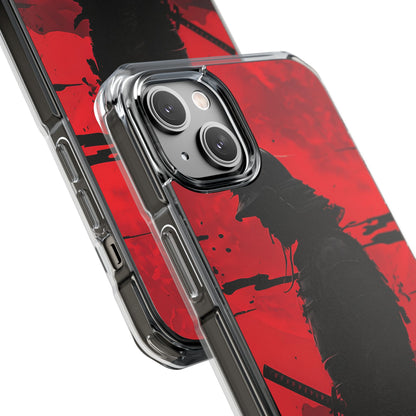 Red Samurai Shadow iPhone Case - Impact