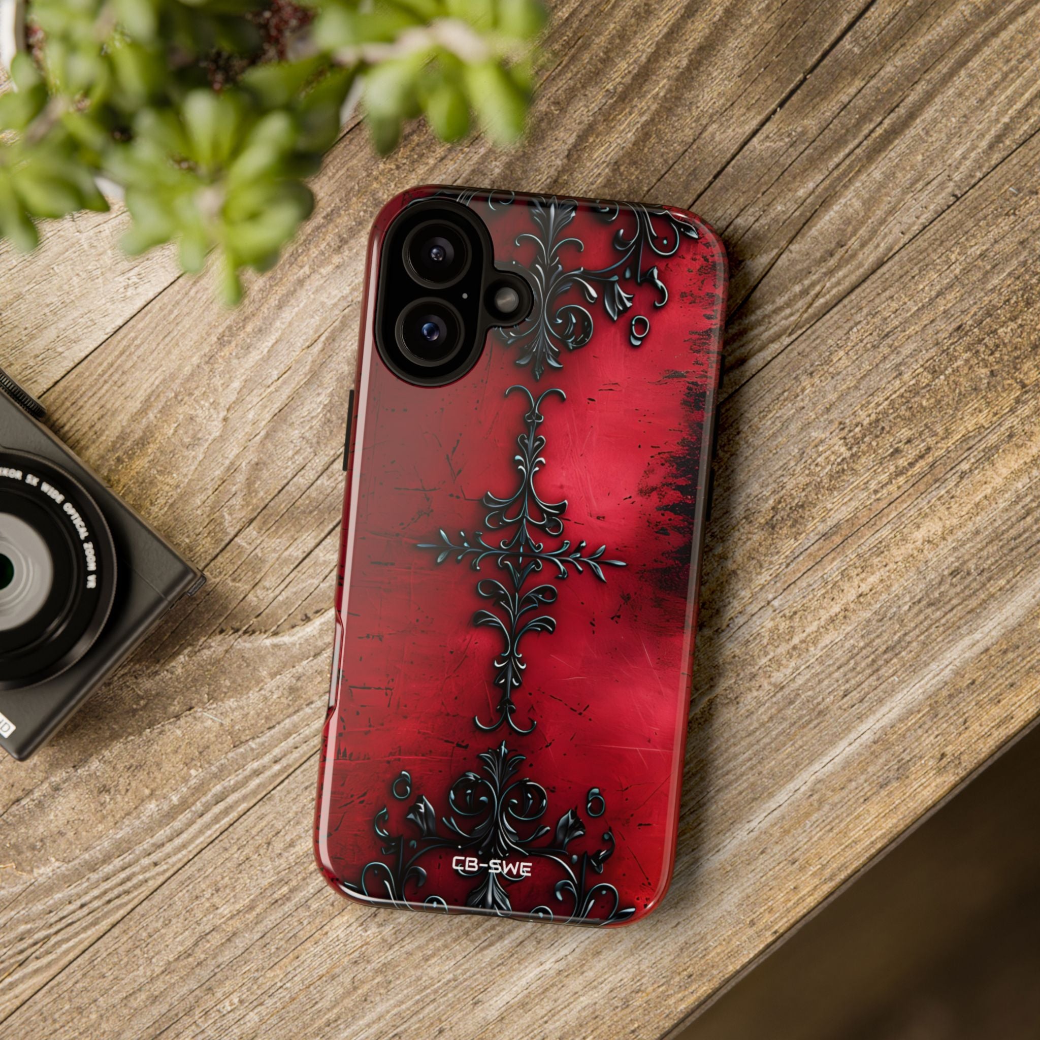 Gothic Crimson Emblem - iPhone Case